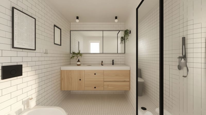Floating Vanity with Vessel Sink